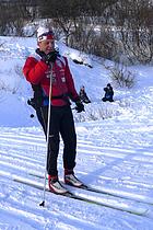 Enkelte skiløpere så ikke spesielt slitne ut, så de var nok i god form.  Govva/foto: Johny-Leo Jernsletten