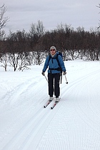 Støttepersonell fra Abelsborg kom for å legge til rette for alle skiløperne som kom utover dagen. Govvat/foto: Charles Petterson